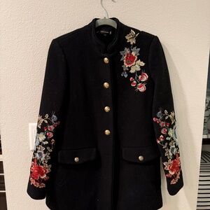 Embroidered Military Jacket/Coat